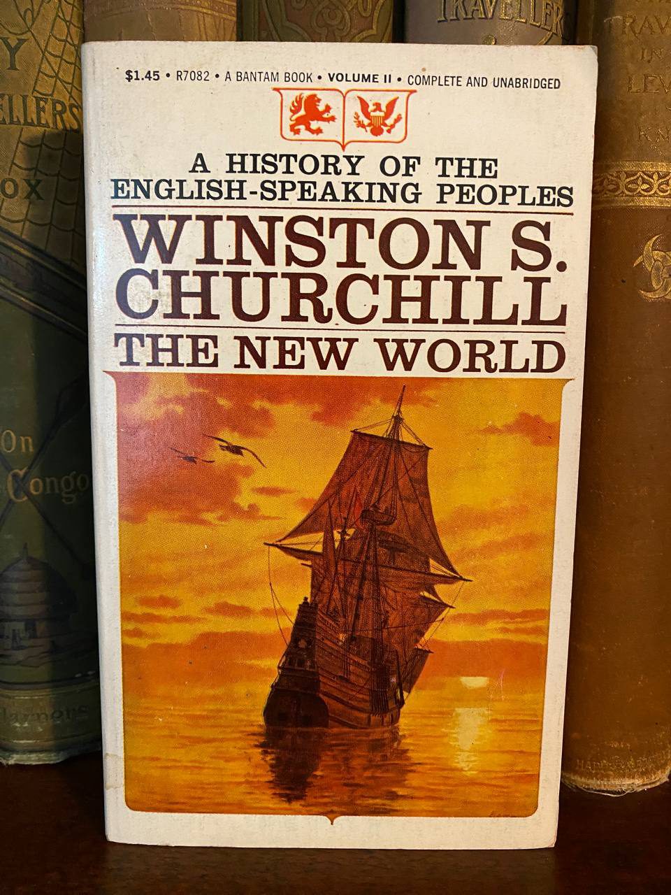 Cover of Drew's copy of The New World