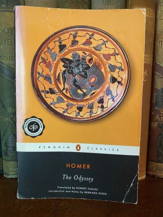 Cover of Drew's copy of The Odyssey