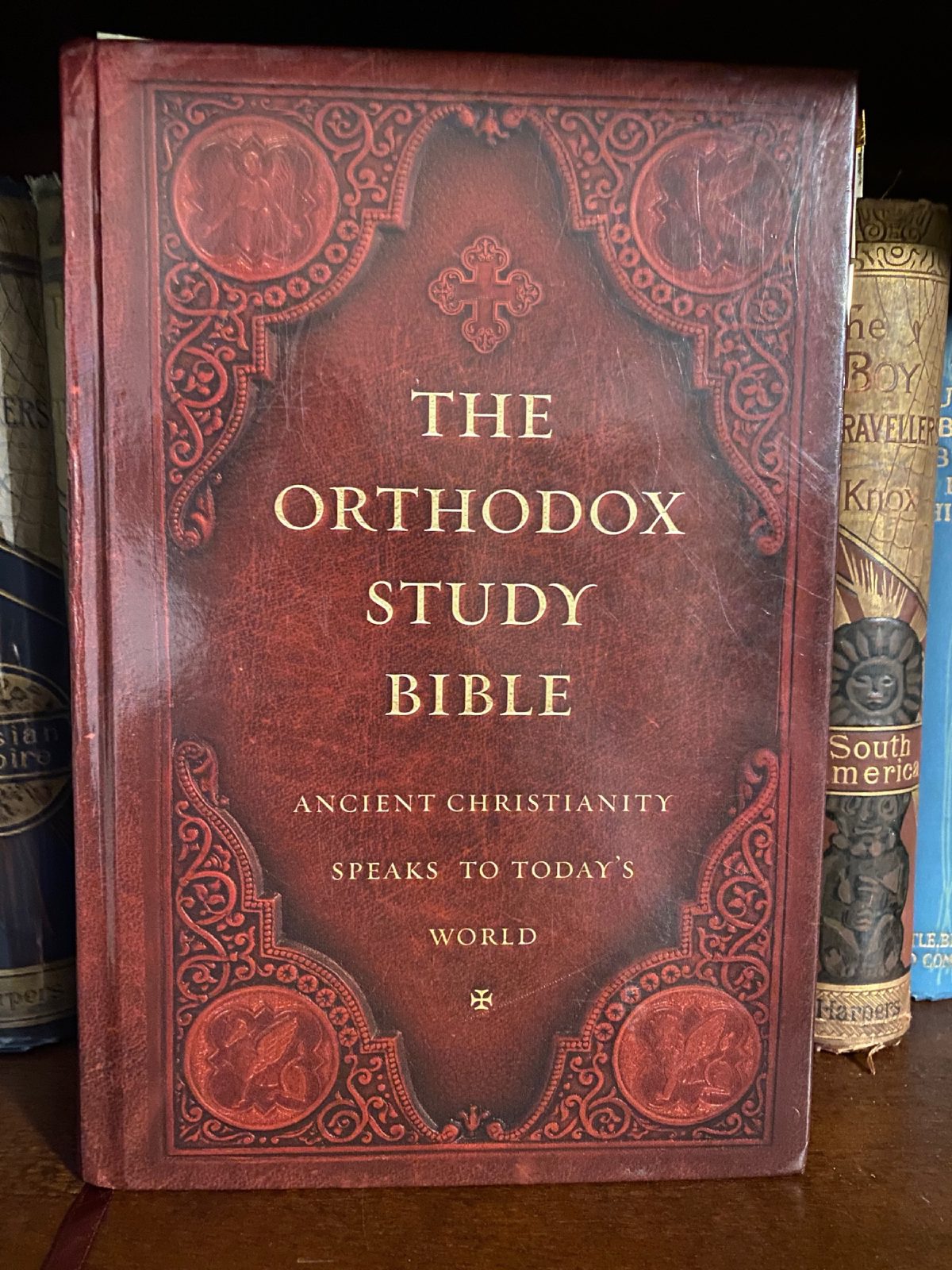 Cover of Drew's copy of The Orthodox Study Bible
