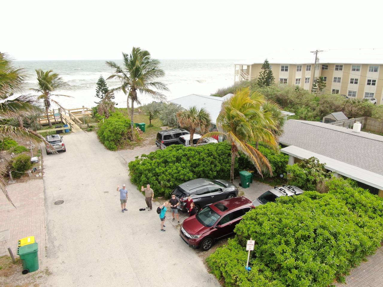The beachside home near A1A where Drew and his wife lived when he brought The Outermost House to Florida.