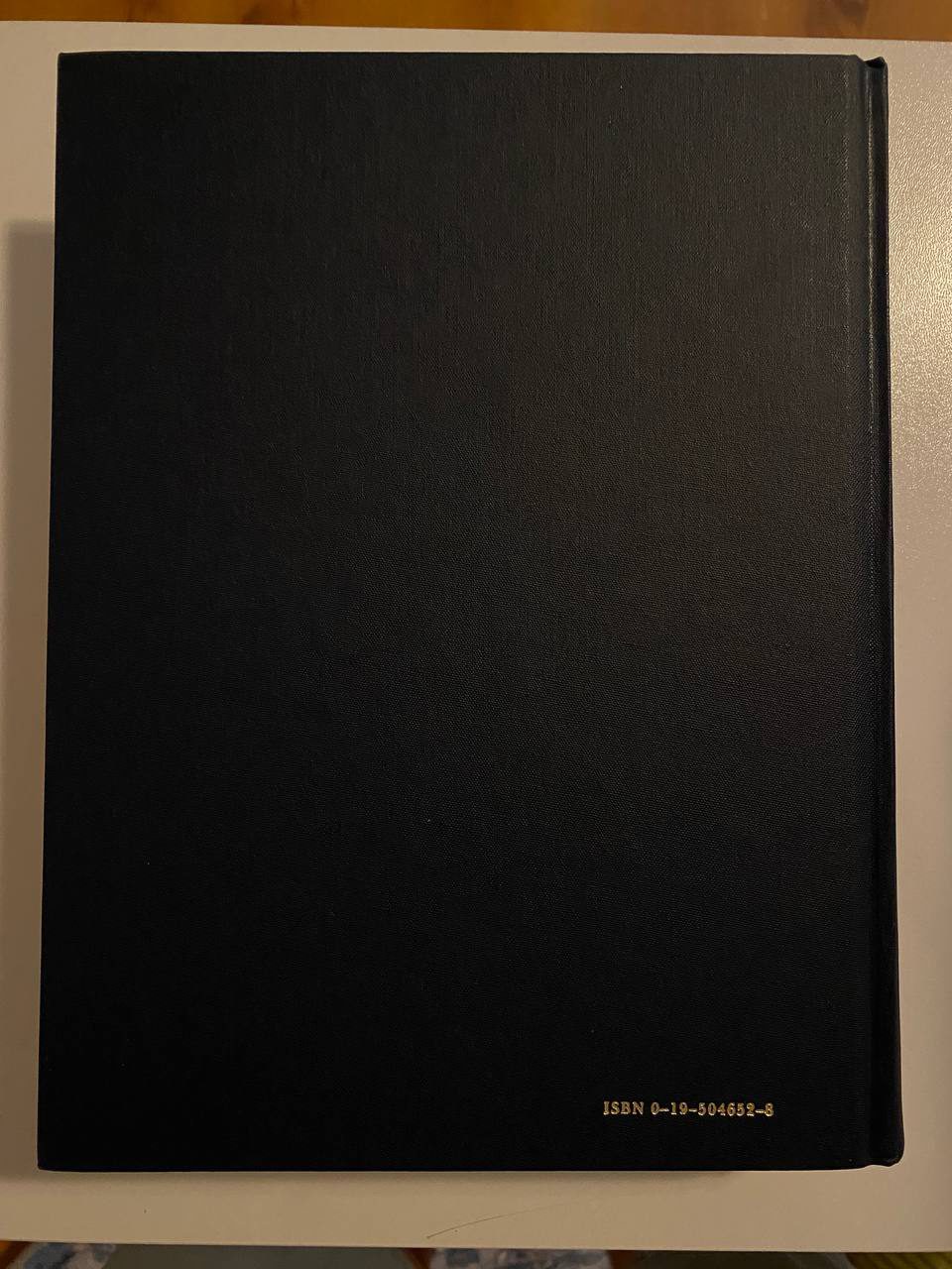 Back cover of Drew's copy of The Oxford Dictionary of Byzantium