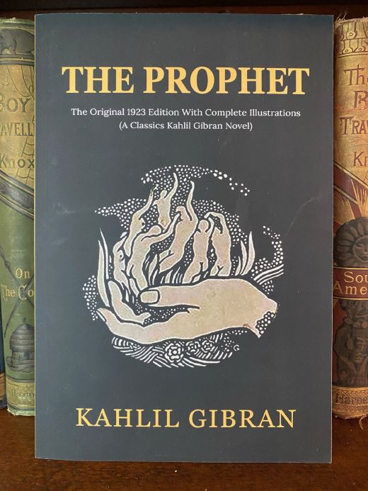 Cover of Drew's copy of The Prophet