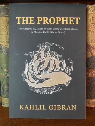 Cover of Drew's copy of The Prophet