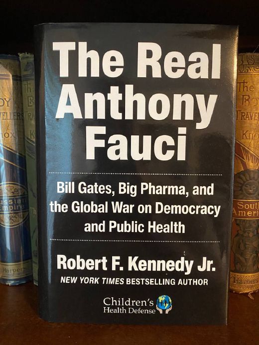 Cover of Drew's copy of The Real Anthony Fauci