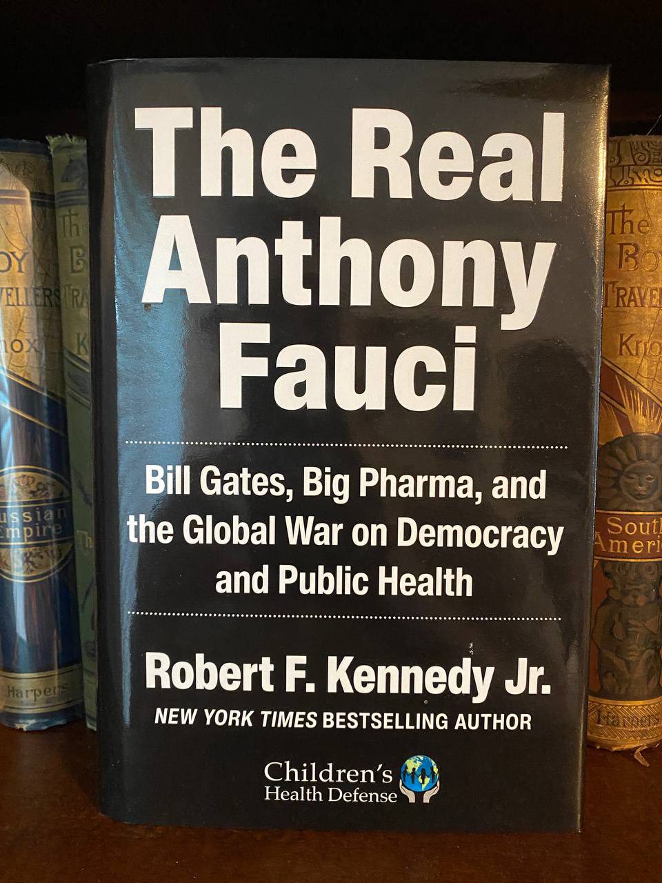 Cover of Drew's copy of The Real Anthony Fauci