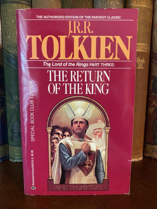 Cover of Drew's copy of The Return of the King