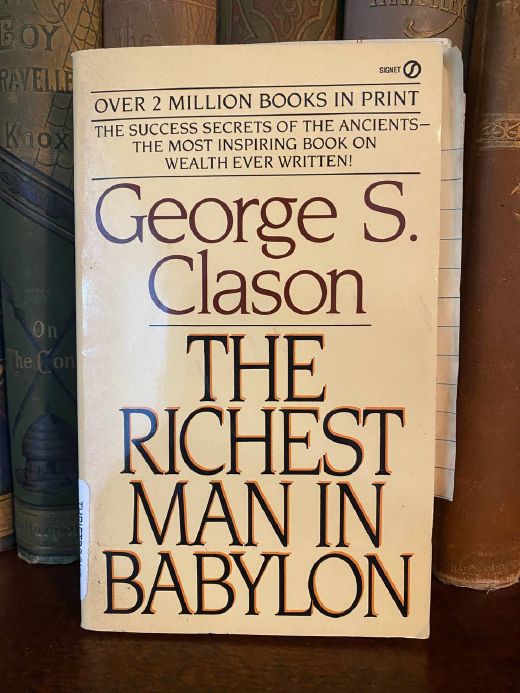 Cover of Drew's copy of The Richest Man in Babylon