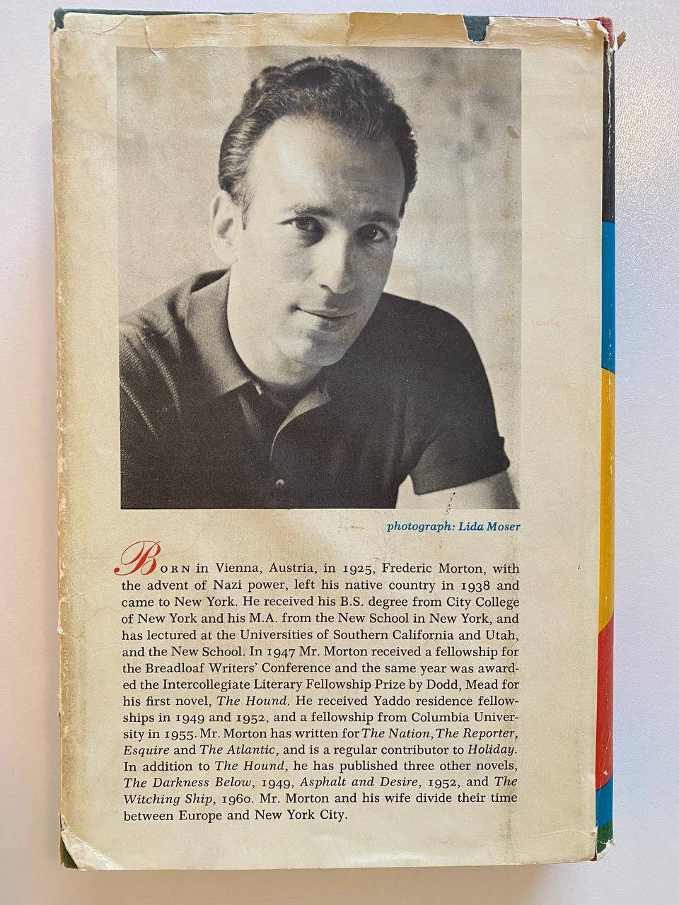 Back cover of Drew's copy of The Rothschilds