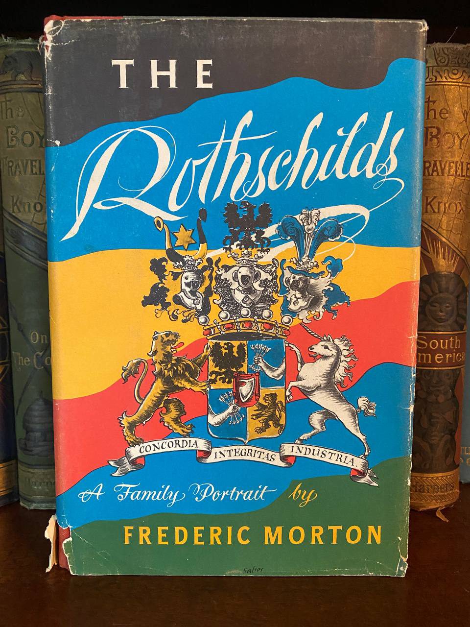 Cover of Drew's copy of The Rothschilds