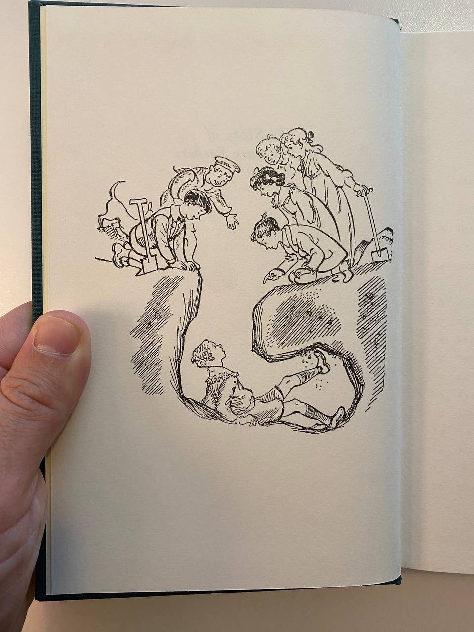 Illustration of Drew's copy of The Story of the Treasure Seekers