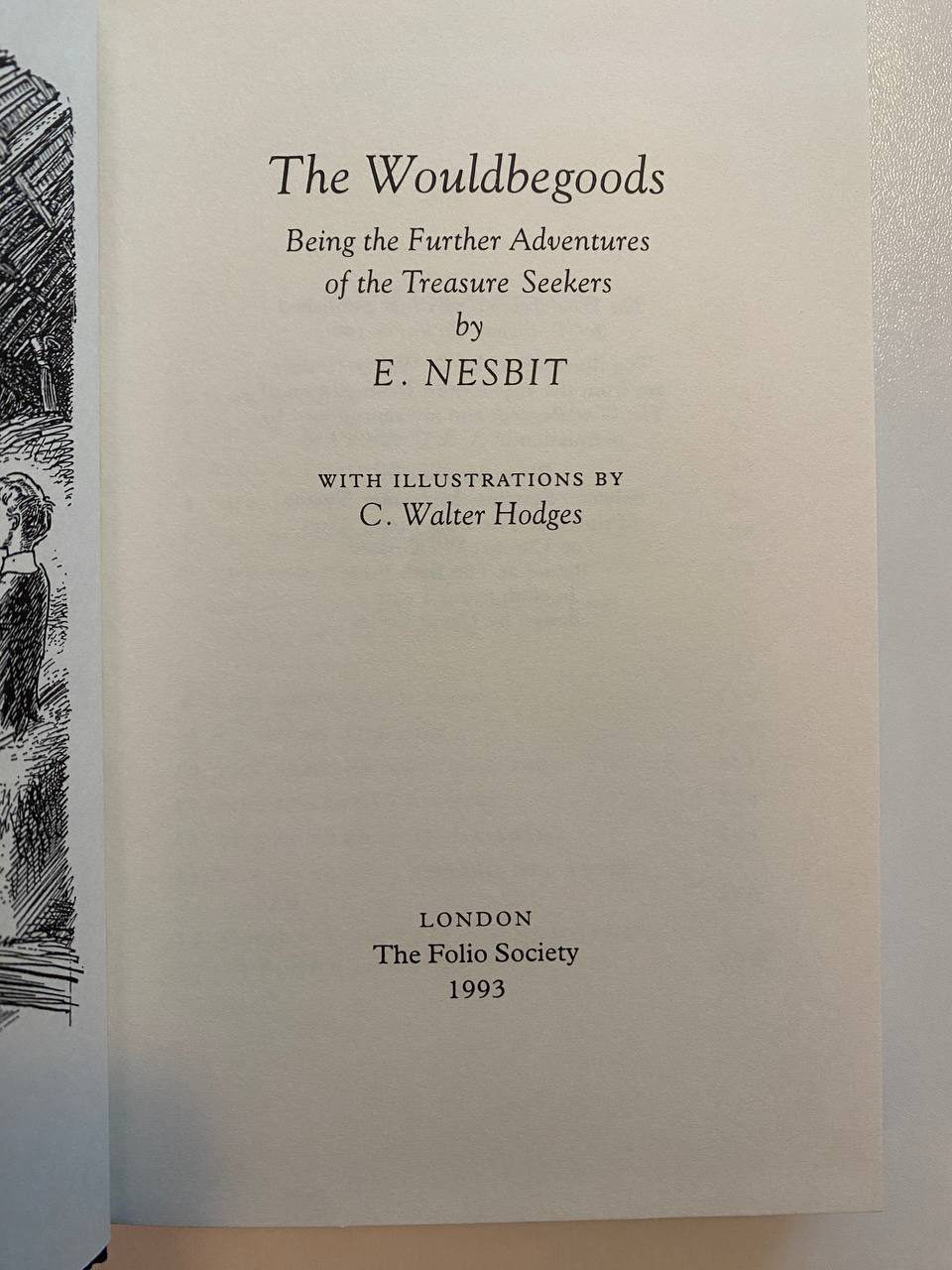 Title page of Drew's copy of The Wouldbegoods