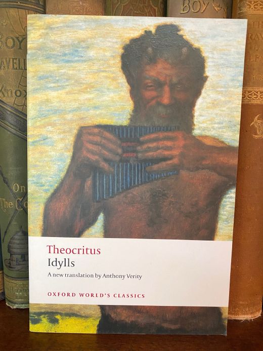 Cover of Drew's copy of Theocritus Idylls