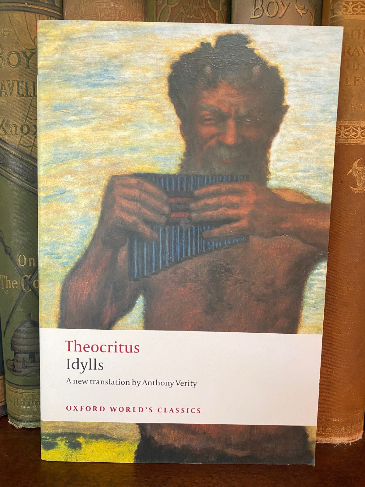 Cover of Drew's copy of Theocritus Idylls
