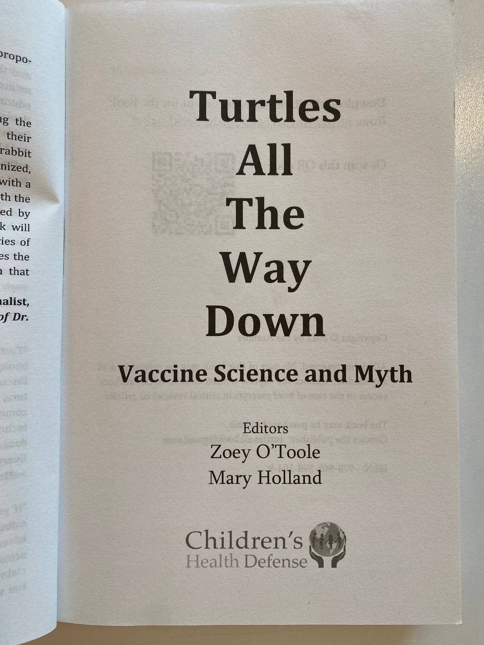 Physical detail of Drew's copy of Turtles All the Way Down