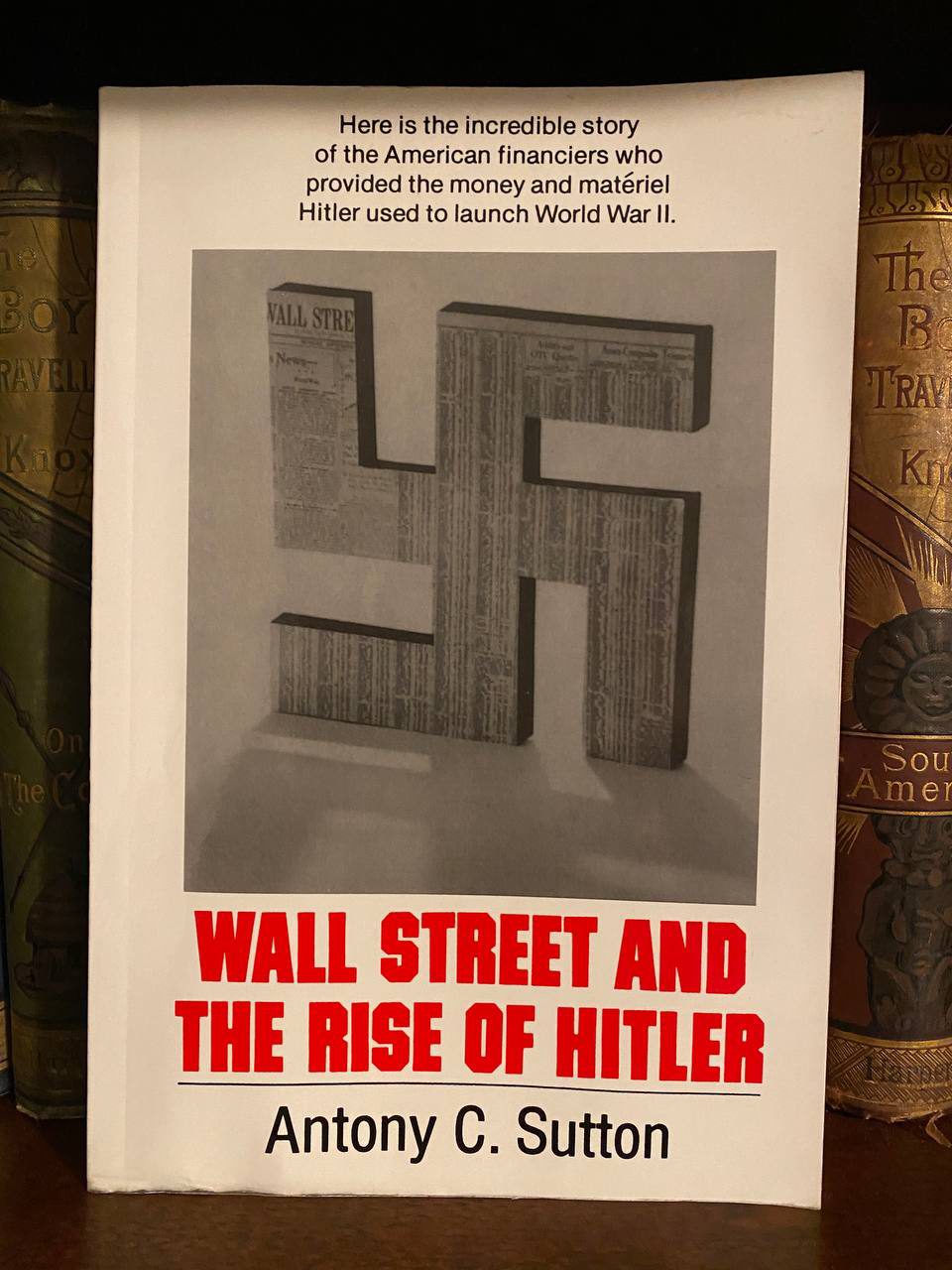 Cover of Drew's copy of Wall Street and the Rise of Hitler